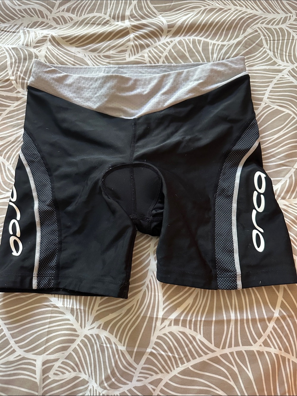 Women’s Black and Gray Triathlon/Running Shorts